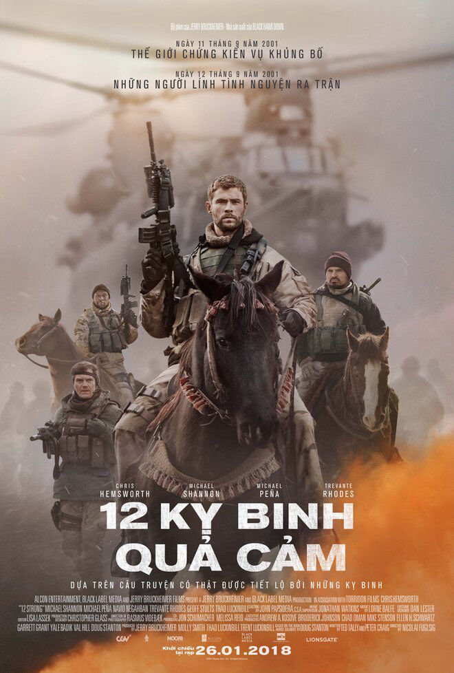 Hình ảnh phim 12 kỵ binh quả cảm