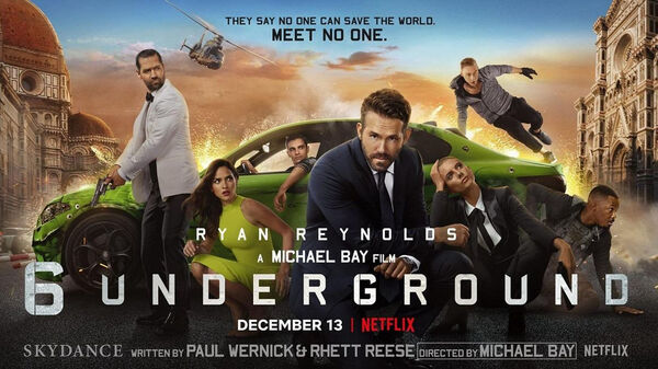 Poster phim 6 Underground – Đại chiến thế giới ngầm