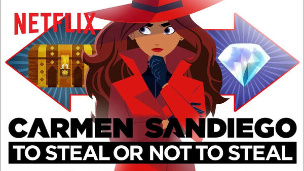 Poster phim Carmen Sandiego: Trộm hay không trộm