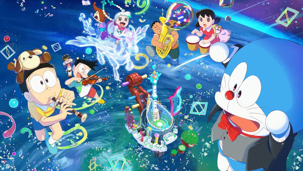 Poster phim Doraemon: Nobita và bản giao hưởng Địa Cầu