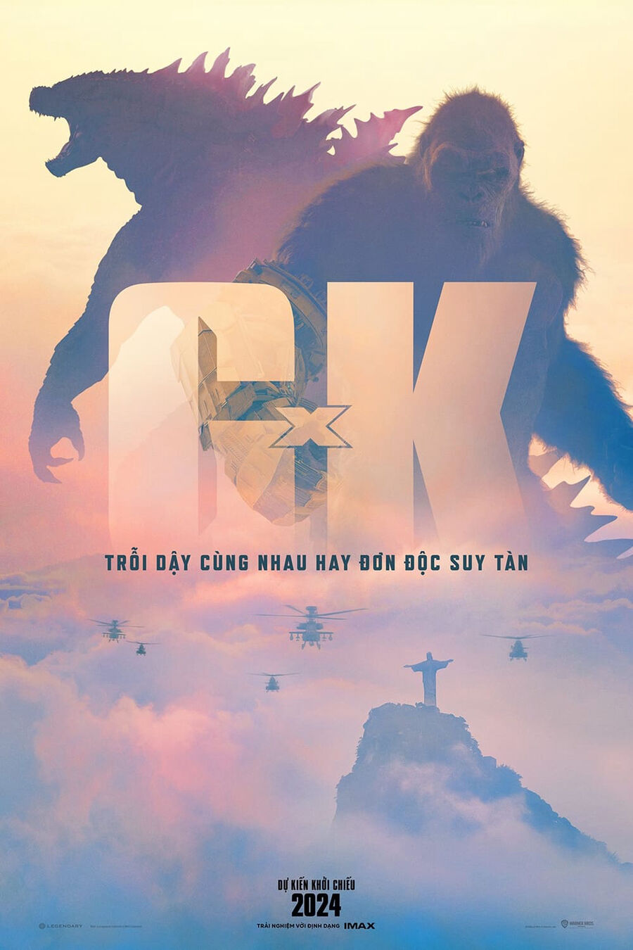 Hình ảnh phim Godzilla x Kong: Đế Chế Mới
