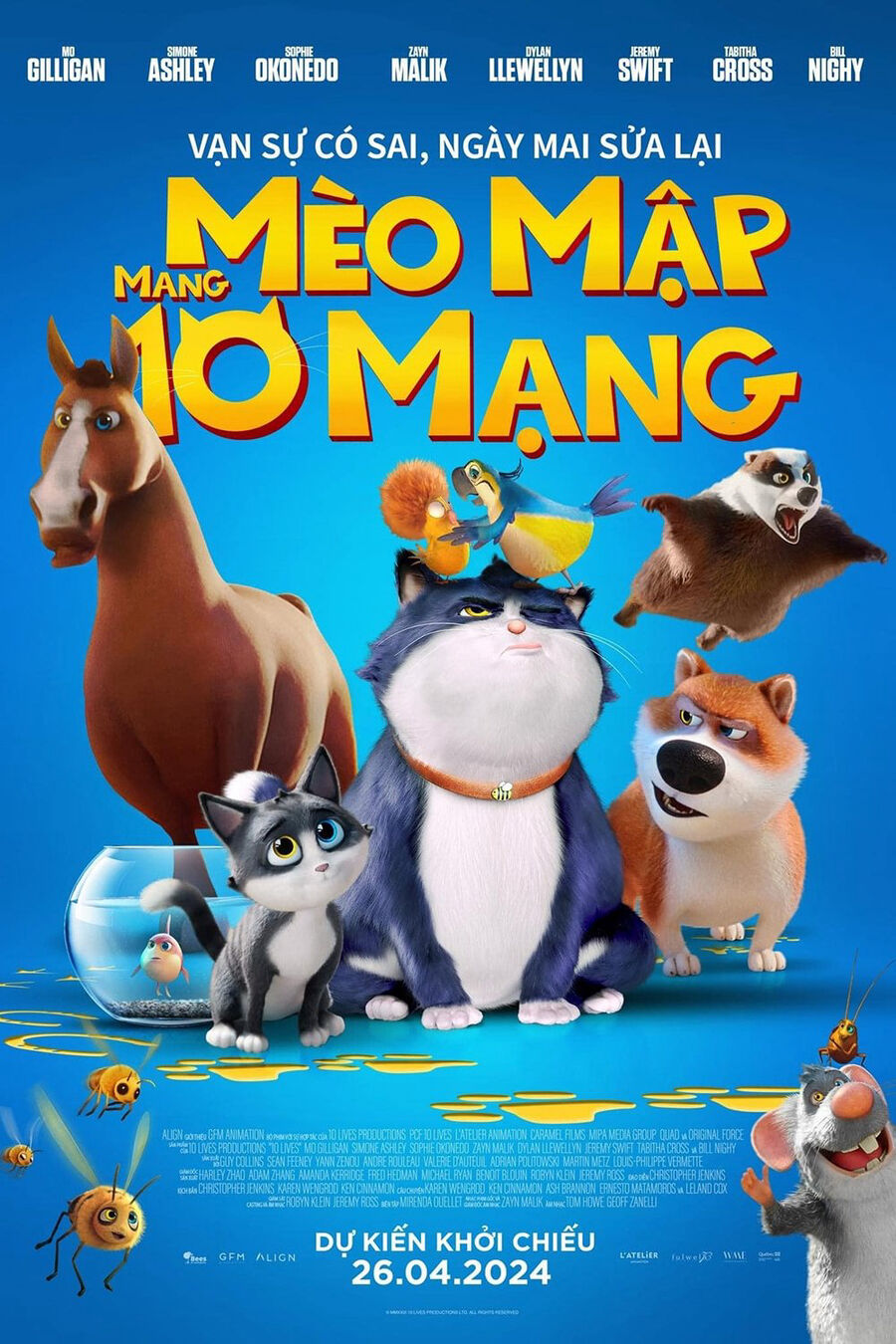 Hình ảnh phim Mèo Mập Mang 10 Mạng
