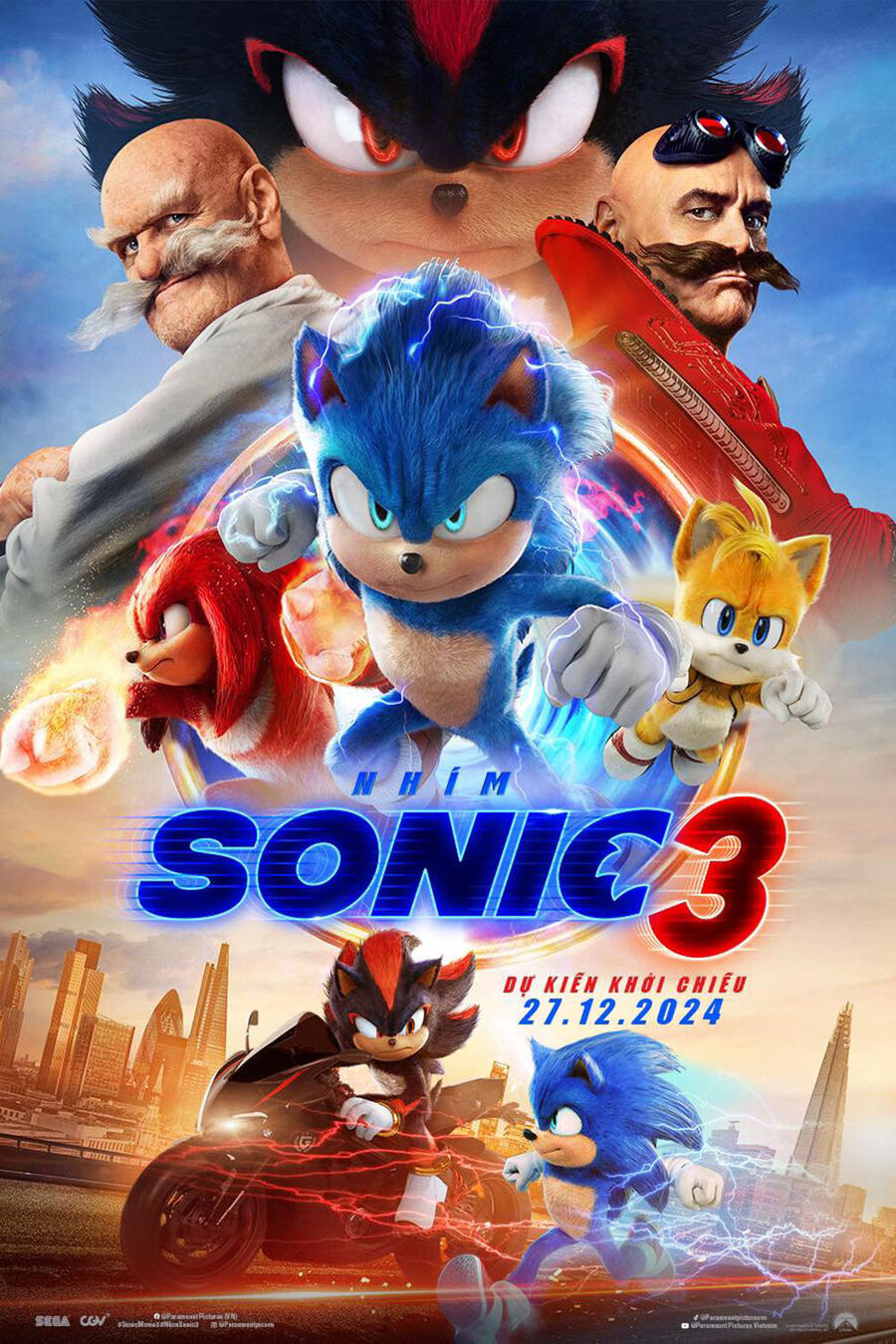 Hình ảnh phim Nhím Sonic 3