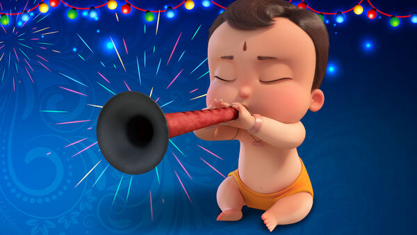 Poster phim Nhóc Bheem quả cảm: Lễ hội Diwali