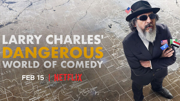 Poster phim Thế giới hài nguy hiểm của Larry Charles